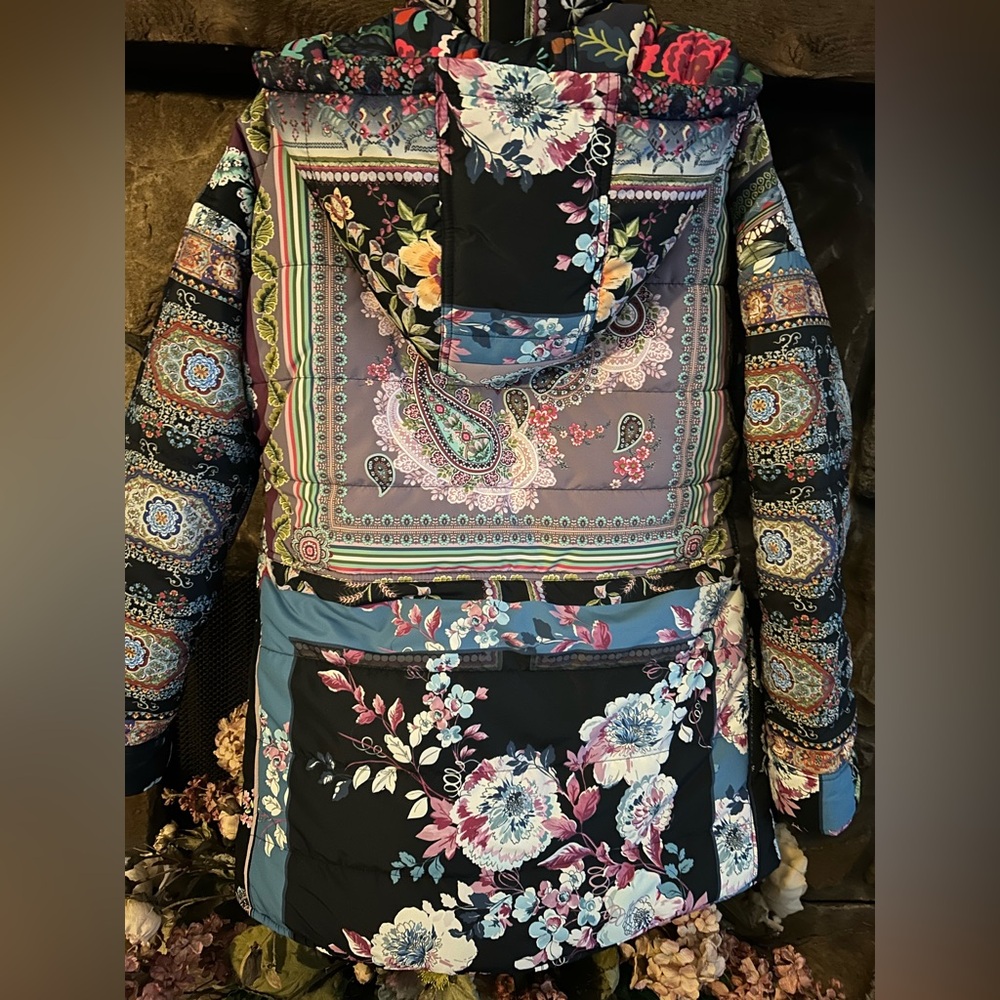 Johnny Was Reversible Oversized Multicolored Hood… - image 6